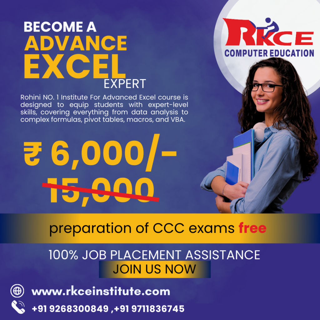 Advanced Excel Training