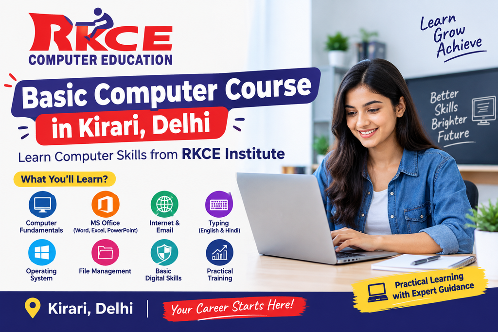 Basic Computer Course in Kirari Delhi